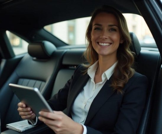 taxi-Saint-Cyr-sur-Mer-cliente-sourire